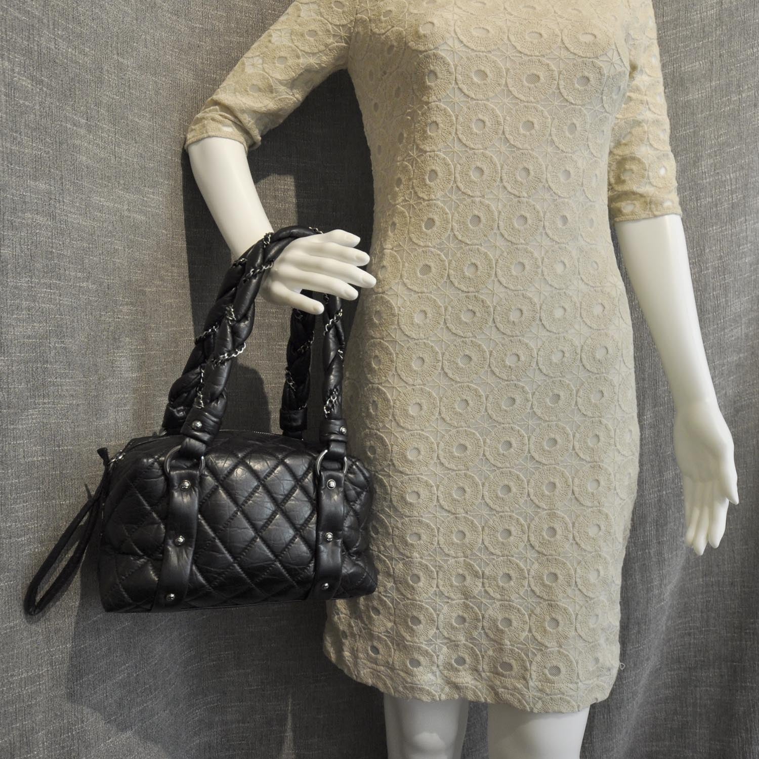 Chanel Ligne Lady Braid Small Tote Black 3 of 9