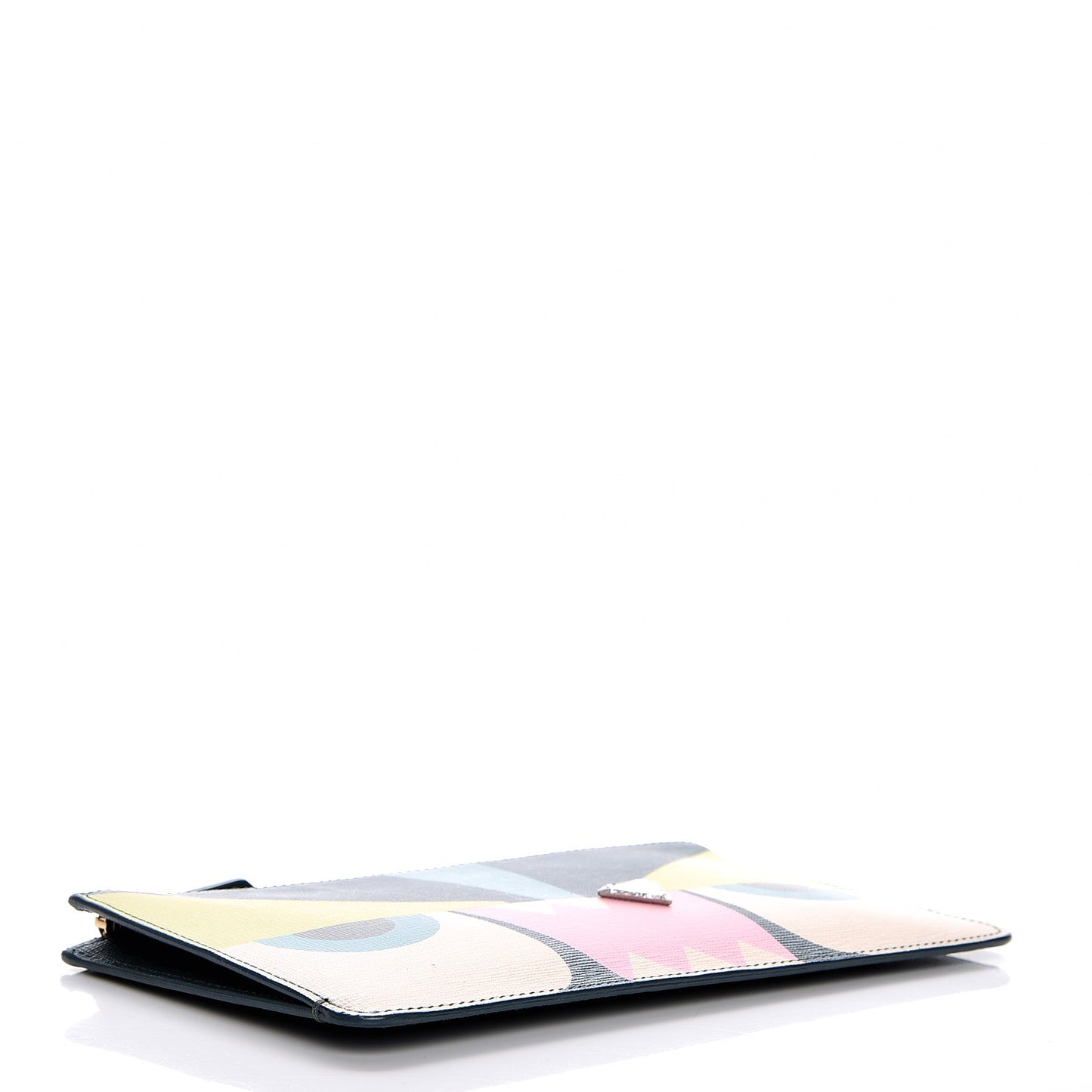 Vitello Crystal Tooth Monster Zip Pouch Oceano Multicolor