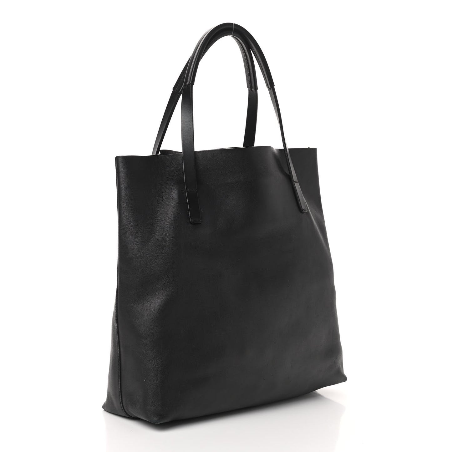 Calfskin Park Avenue Horsebit Small Tote Black