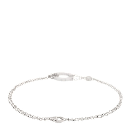 Cartier 18K White Gold Diamond LOVE Bracelet 2 of 4