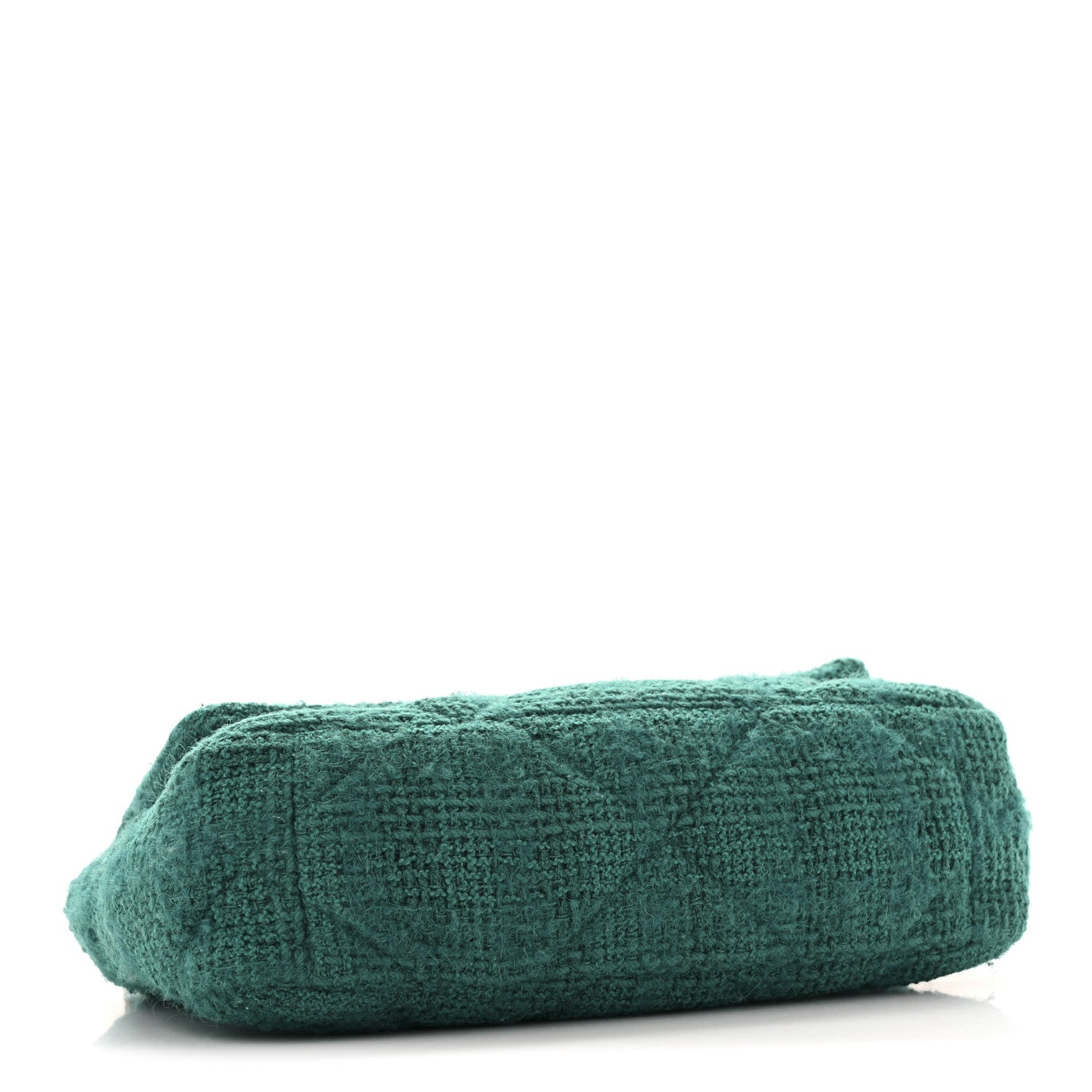 Chanel Tweed Quilted Medium Chanel 19 Flap Green 4 of 14