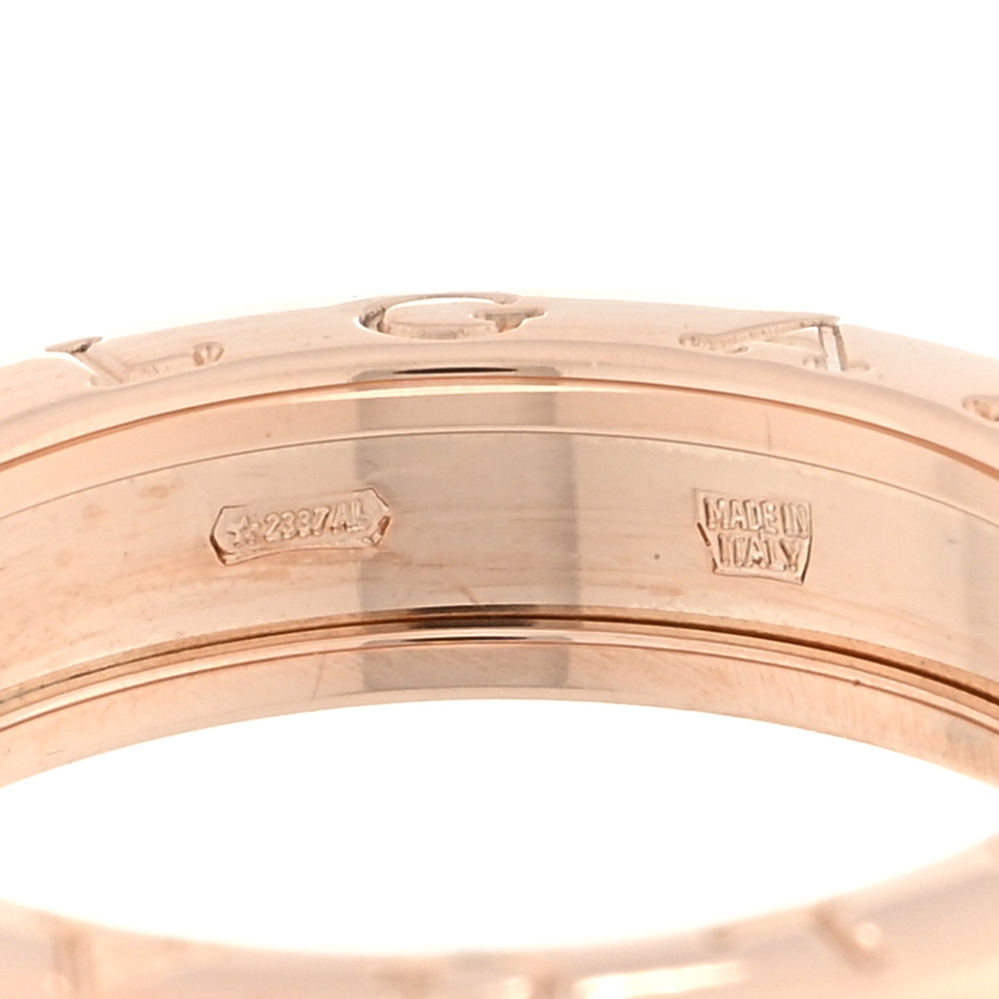 18K Rose Gold B.Zero1 One-Band Ring 51 5.75