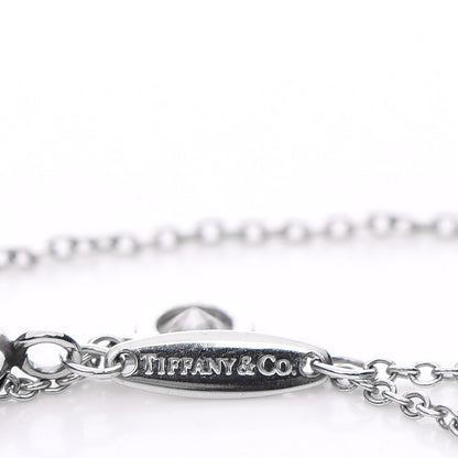 Tiffany Platinum Diamond .12ct Elsa Peretti Diamonds by the Yard Pendant Necklace 5 of 8