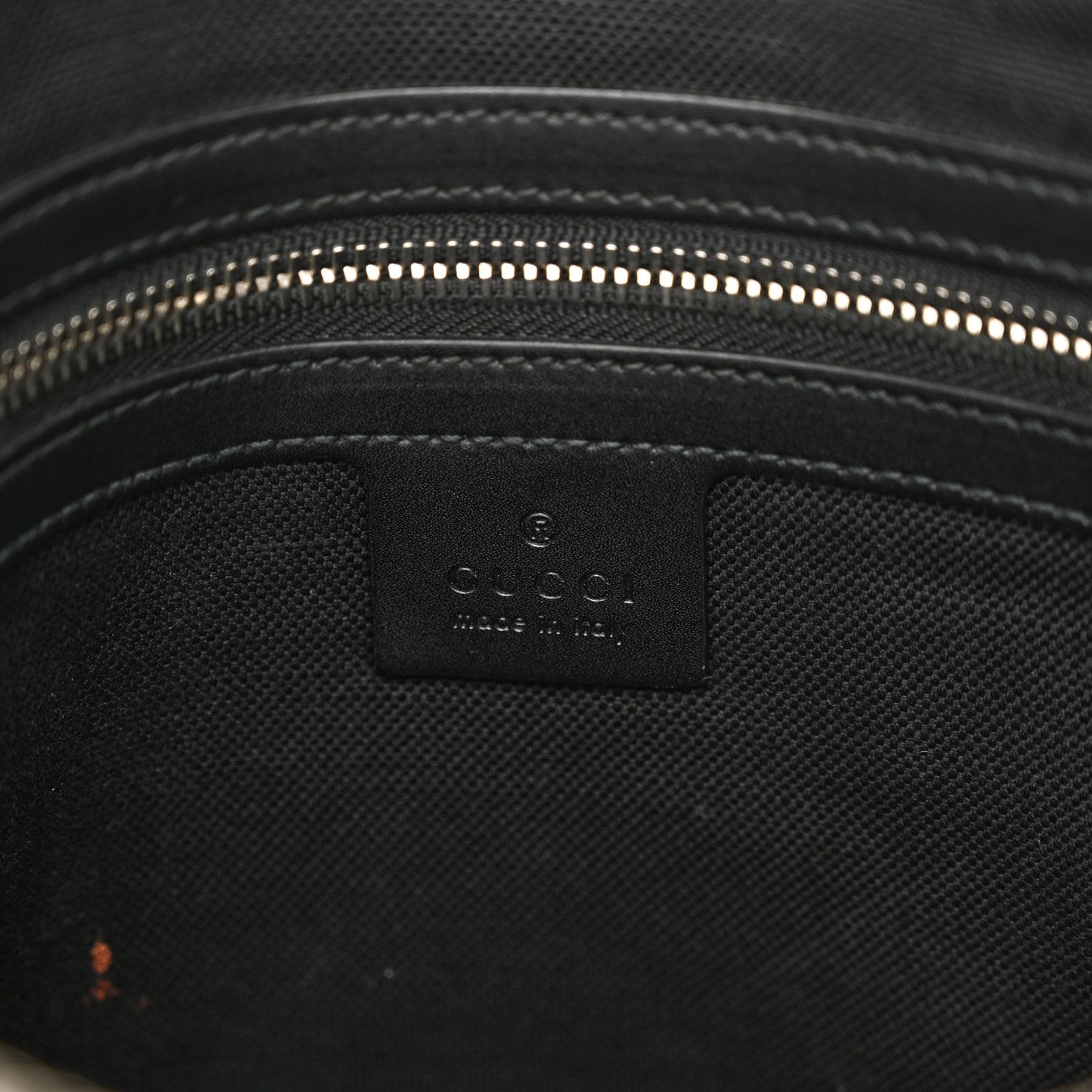 GG Supreme Monogram Appia Calfskin Web Flat Messenger Bag Black Grey