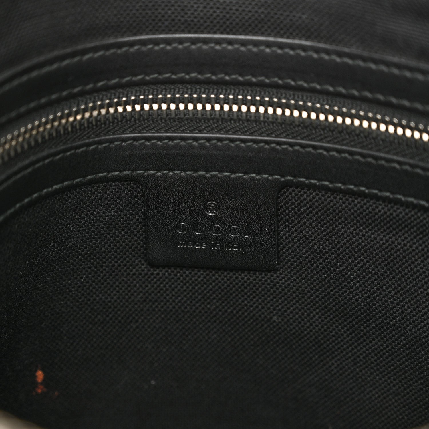 Gucci GG Supreme Monogram Appia Calfskin Web Flat Messenger Bag Black Grey 6 of 12