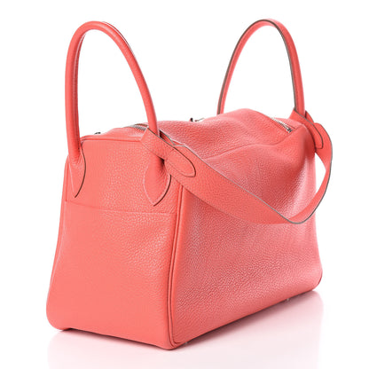 Hermes Taurillon Clemence Lindy 30 Rose Jaipur 3 of 14
