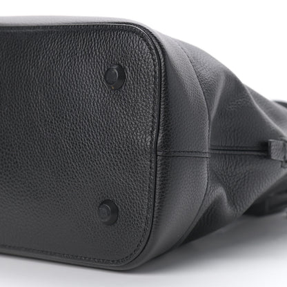 Balenciaga Supple Calfskin Ville Top Handle Bag Black 10 of 12