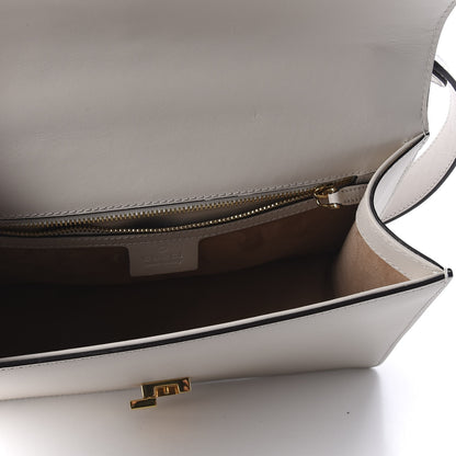Gucci Calfskin Small Sylvie Shoulder Bag Off White 4 of 8