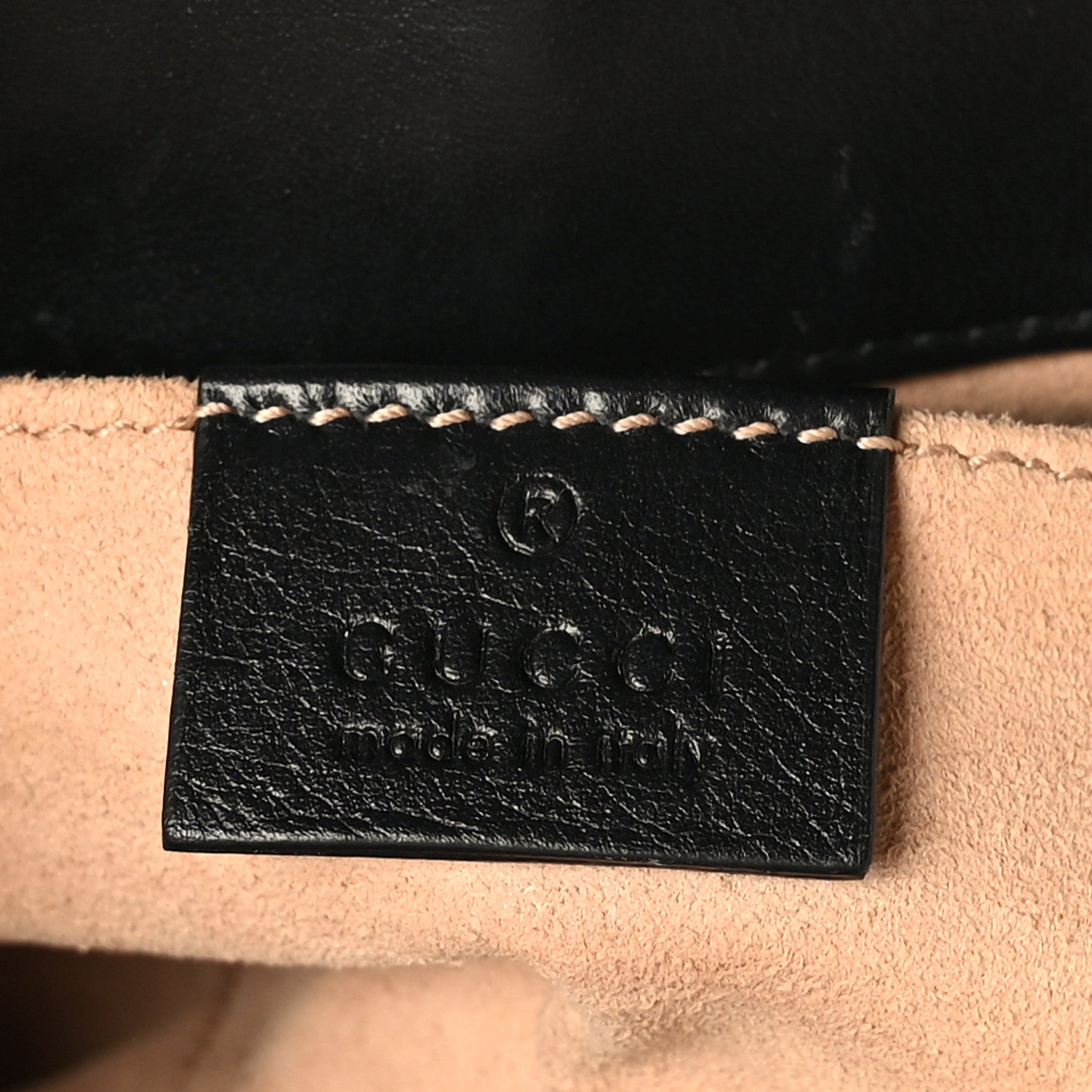 Gucci Calfskin Matelasse Studded Mini Pearly GG Marmont Shoulder Bag Black 6 of 10