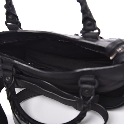 Balenciaga Nylon Agneau Mini City Black 7 of 12