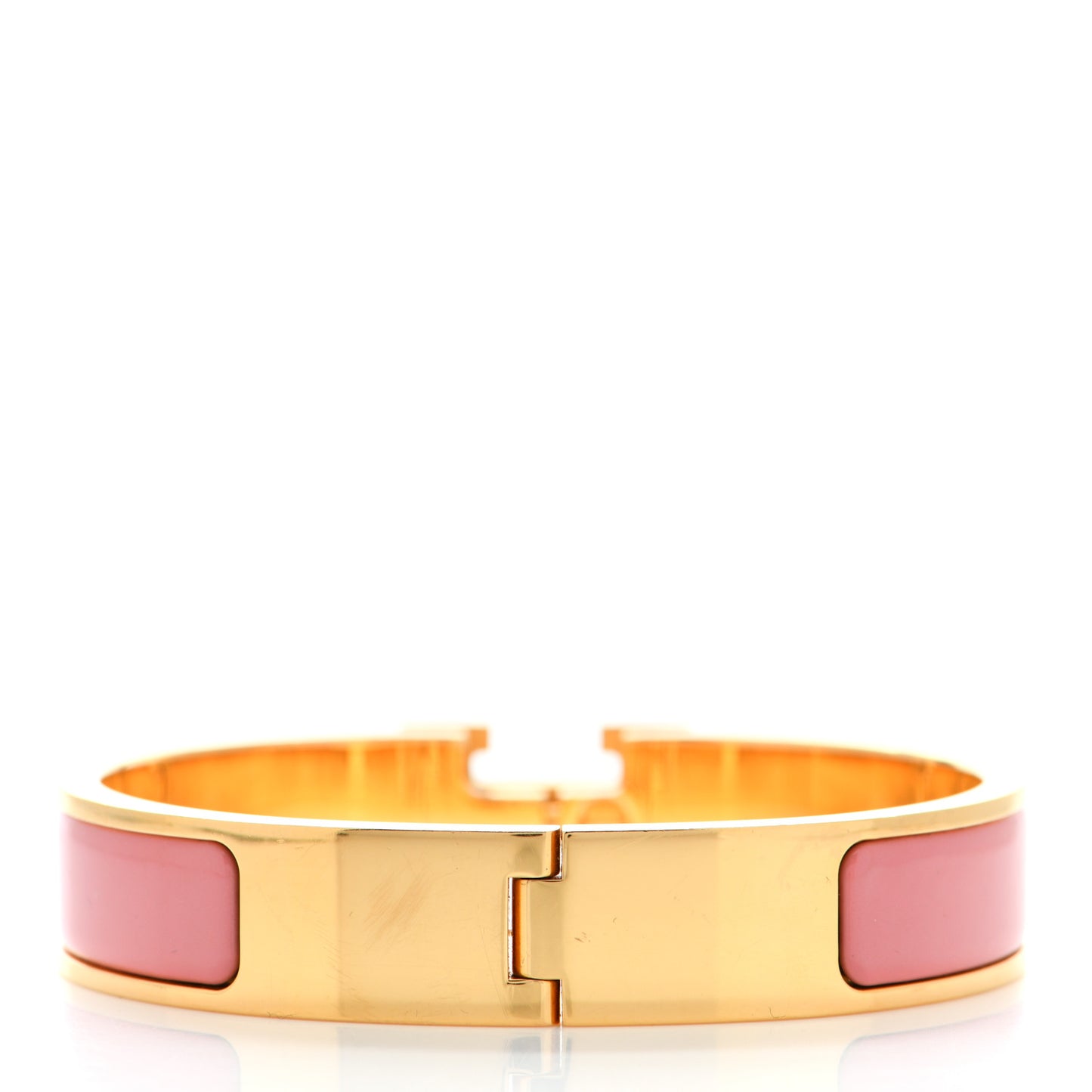 Enamel Narrow Clic Clac H Bracelet PM Rose Florida