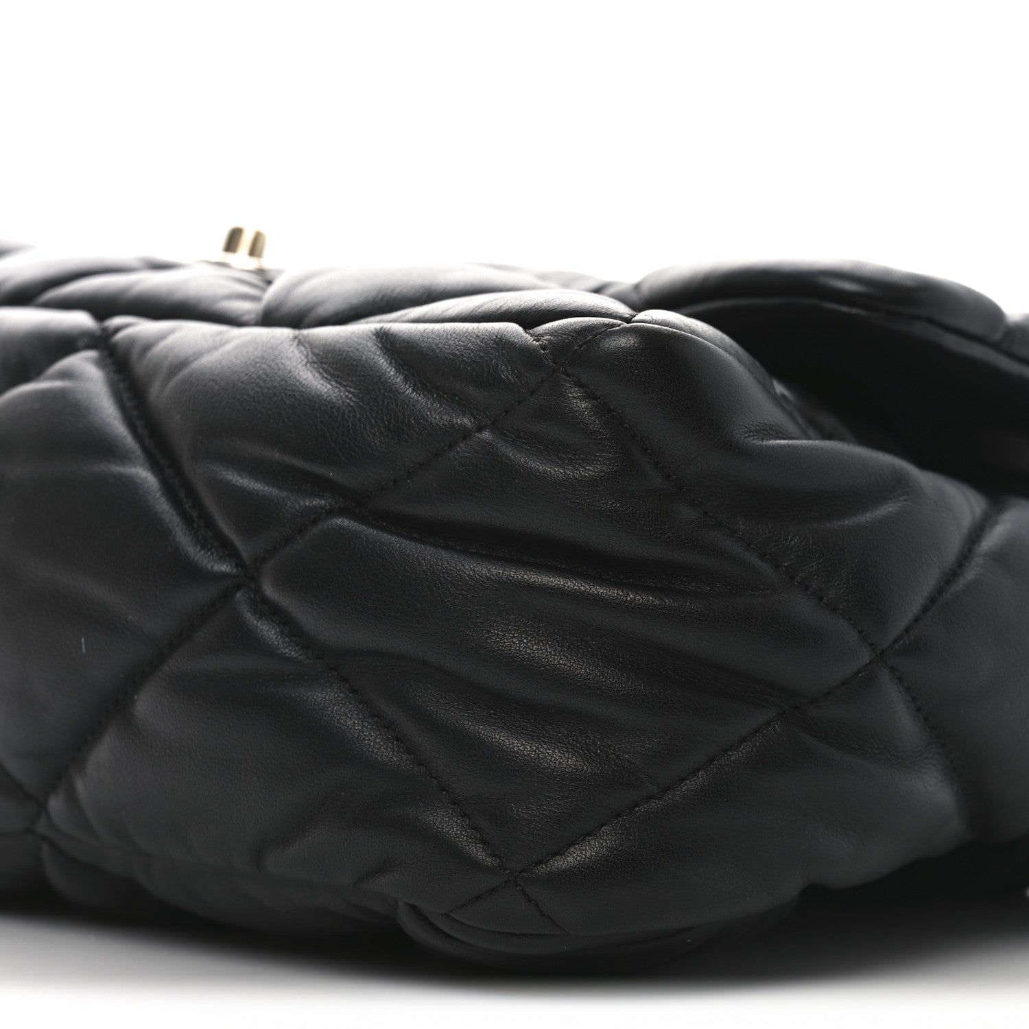 Chanel Calfskin Quilted Large Bubbly Flap Black 10 of 10