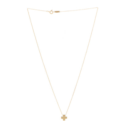 Tiffany 18K Yellow Gold Cruciform Cross Pendant Necklace 3 of 5