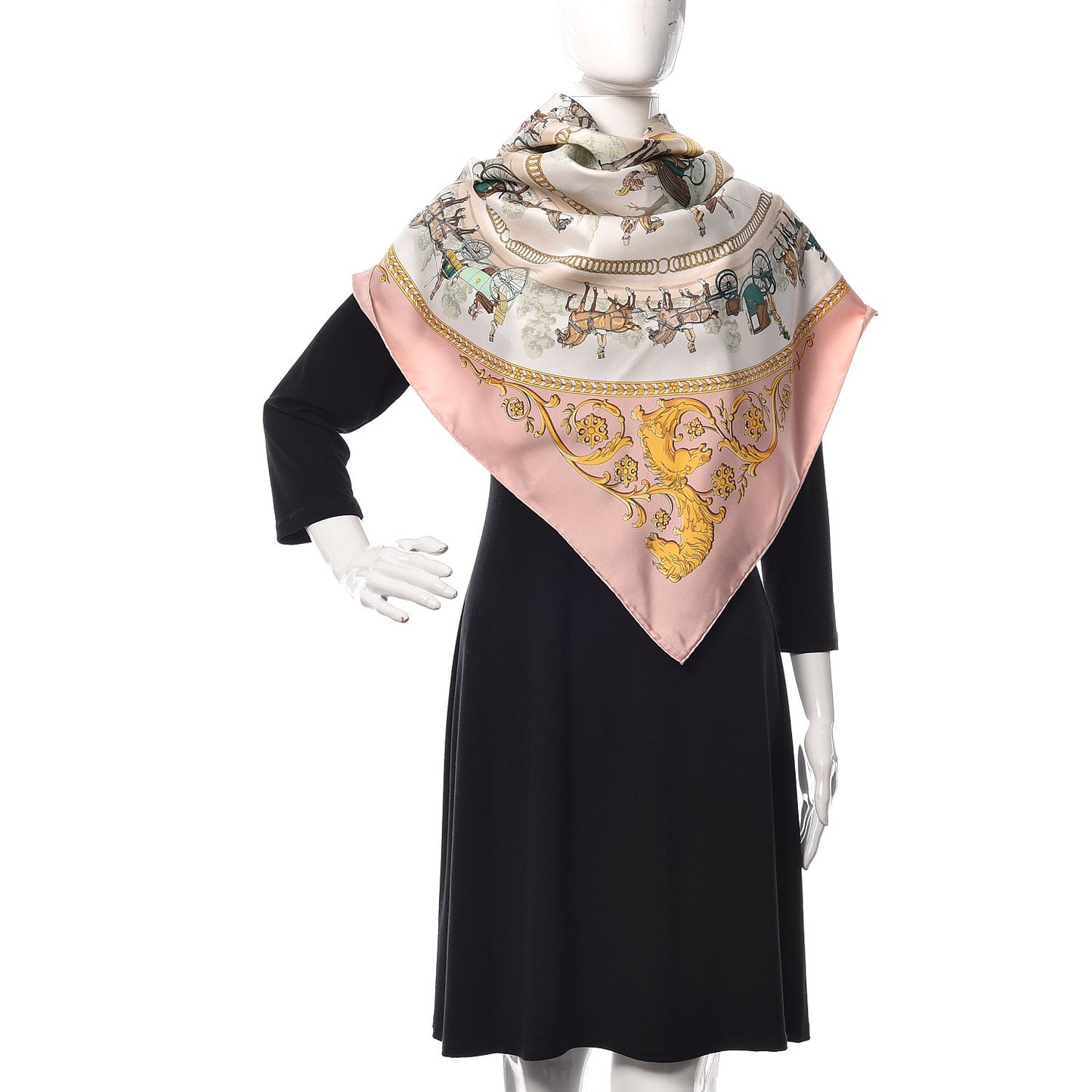 Silk La Promenade De Longchamps Scarf 90