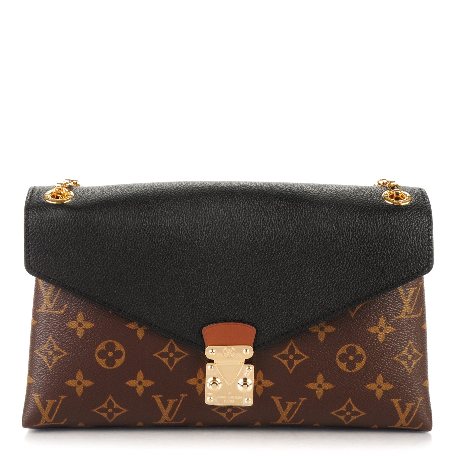 Louis Vuitton Monogram Pallas Chain Black 1 of 7