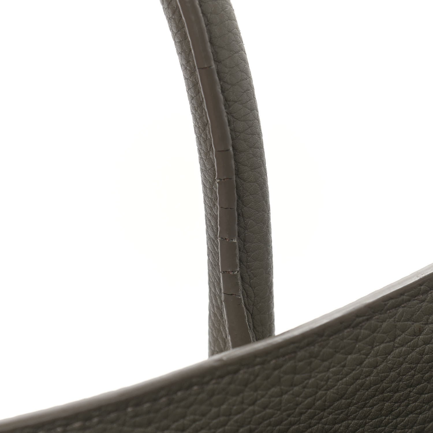 Saint Laurent Grained Calfskin Medium Supple Sac De Jour Kaki Militaire 9 of 13