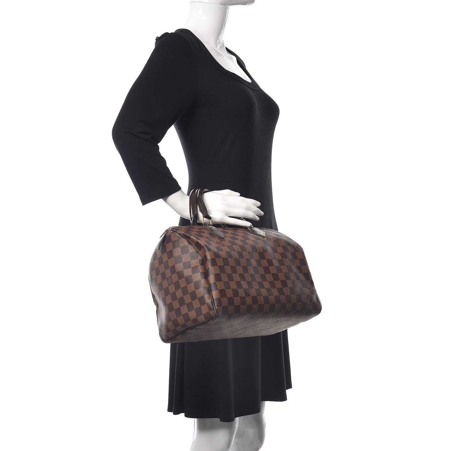 Louis Vuitton Damier Ebene Speedy 30 2 of 13