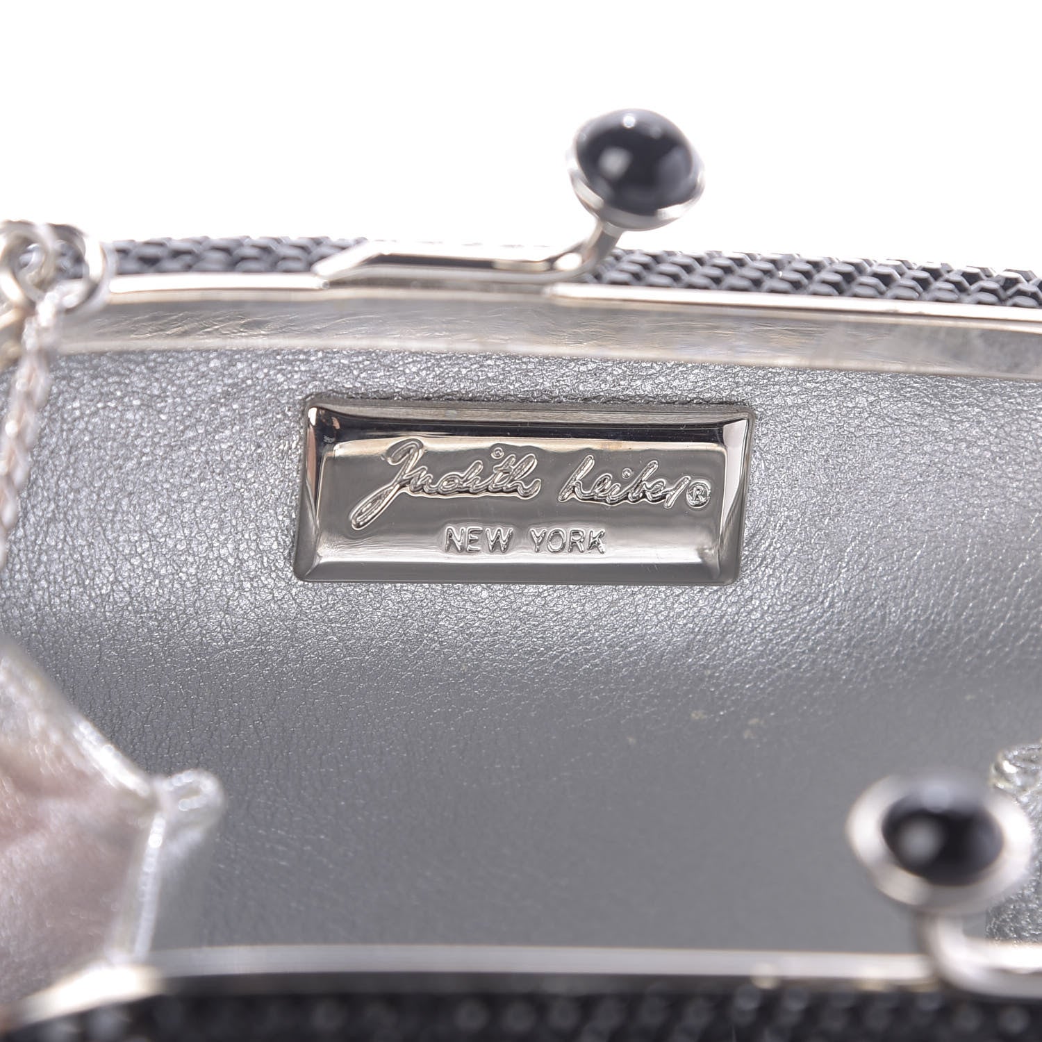 Judith Leiber Swarovski Crystal Minaudiere Clutch Black 10 of 10