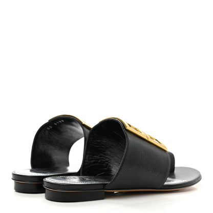 Givenchy Goatskin 4G Flat Toe Ring Sandals 36 Black 4 of 9