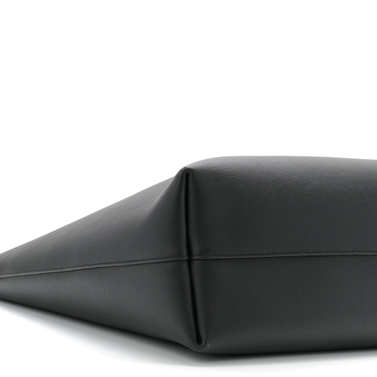 Calfskin Large Shopping Tote Black