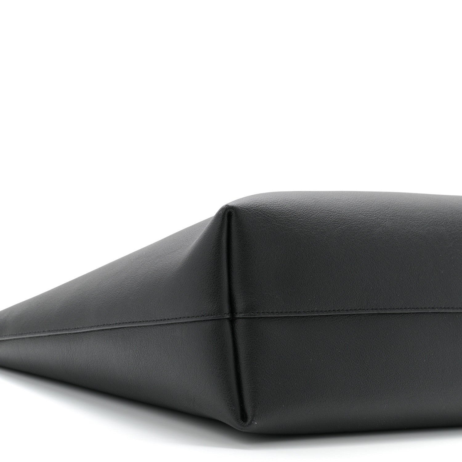 Saint Laurent Calfskin Large Shopping Tote Black 10 of 11