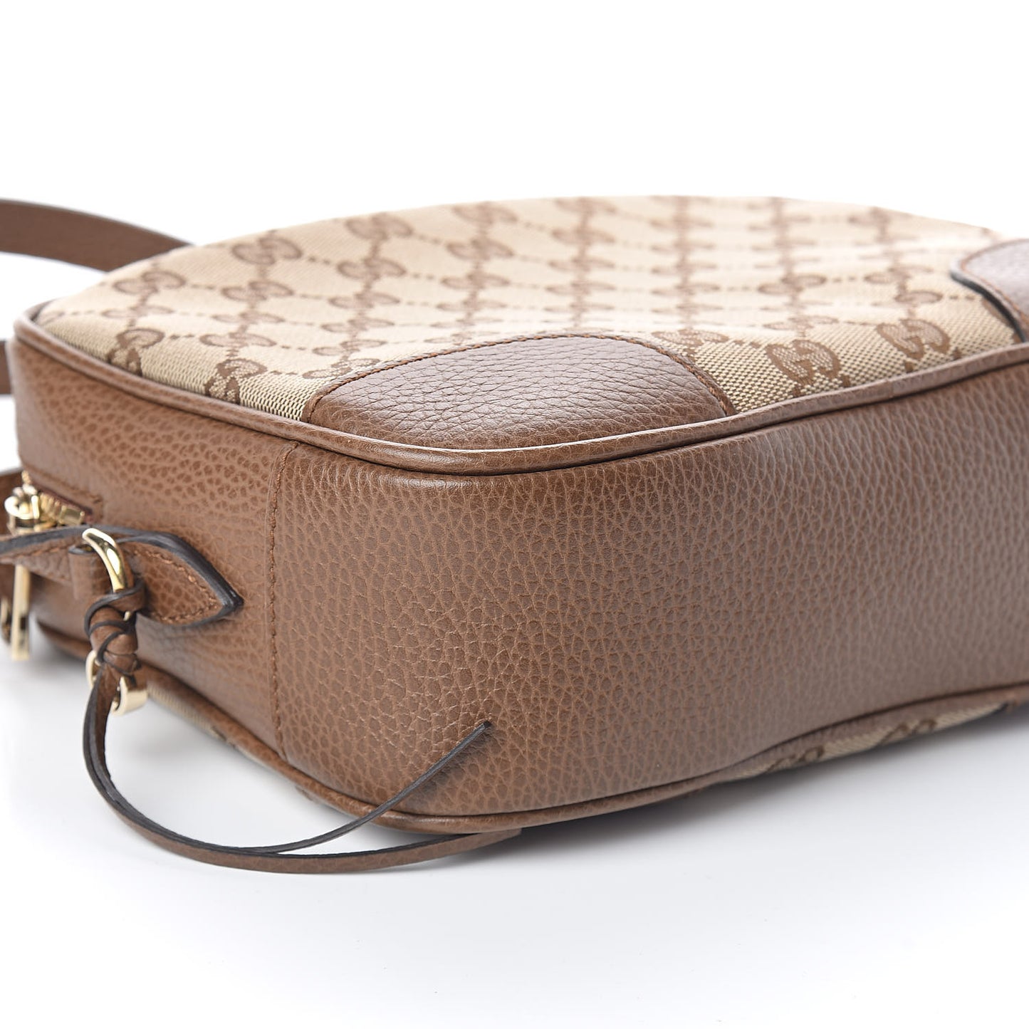 Monogram Mini Bree Messenger Bag Beige Tabacco