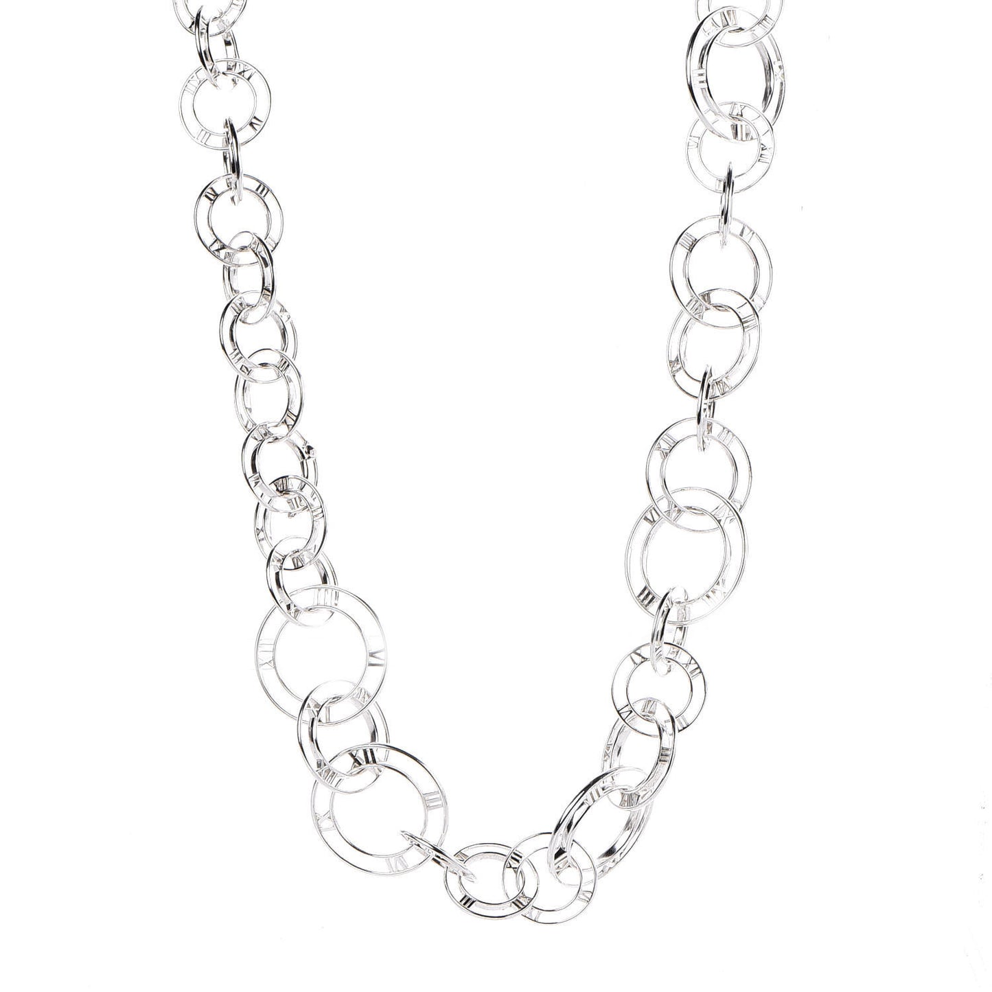 Sterling Silver Atlas Link Necklace
