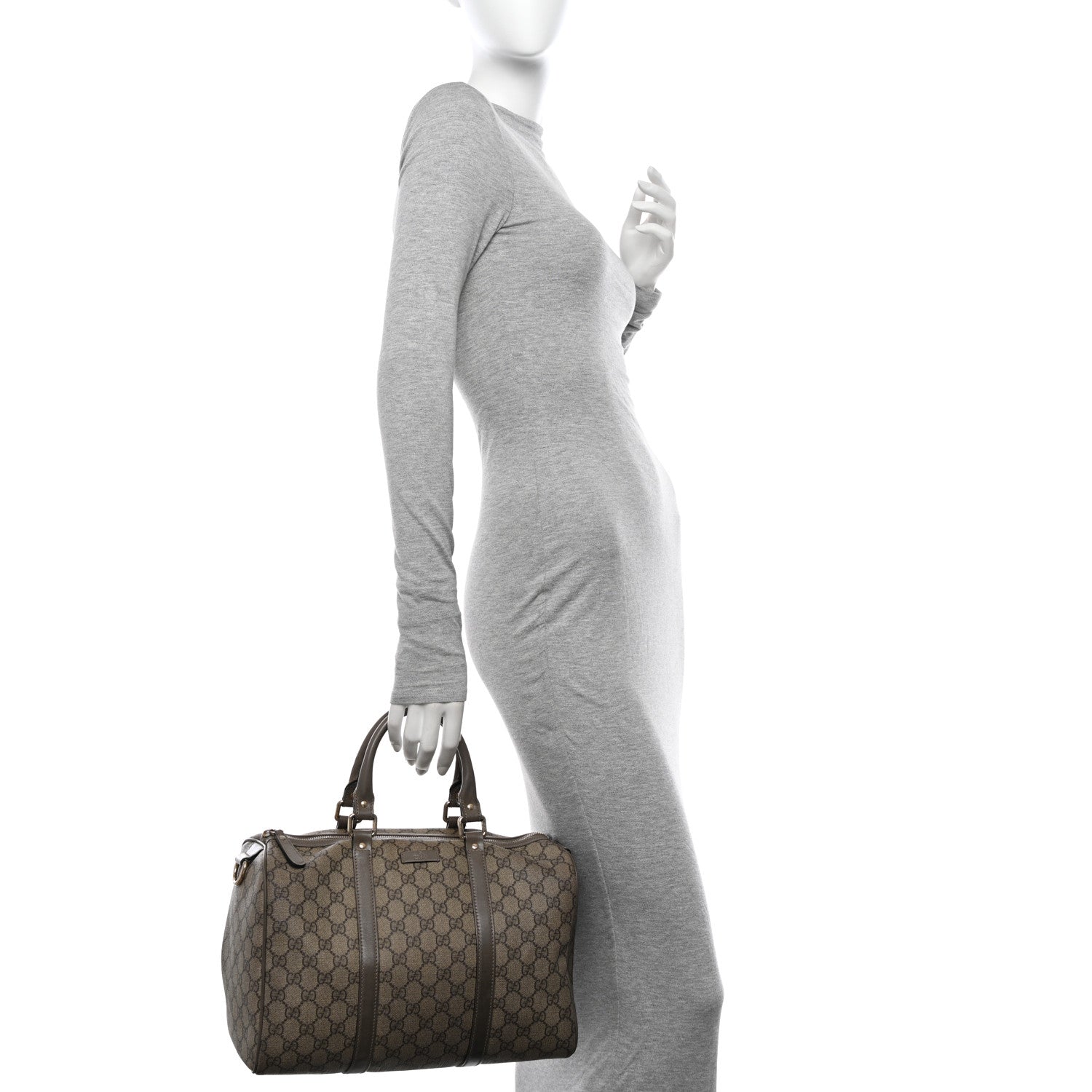 Gucci GG Plus Monogram Medium Joy Boston Grey 2 of 21