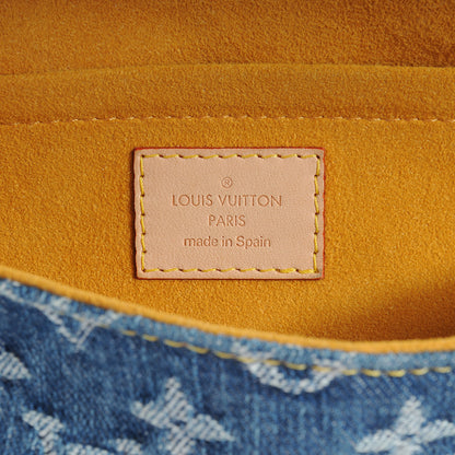 Louis Vuitton Monogram Denim Mini Pleaty Blue 7 of 8