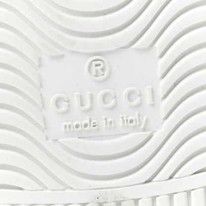 Gucci Calfskin Sequins Web Cat Womens Ace Sneakers 38 White 6 of 8