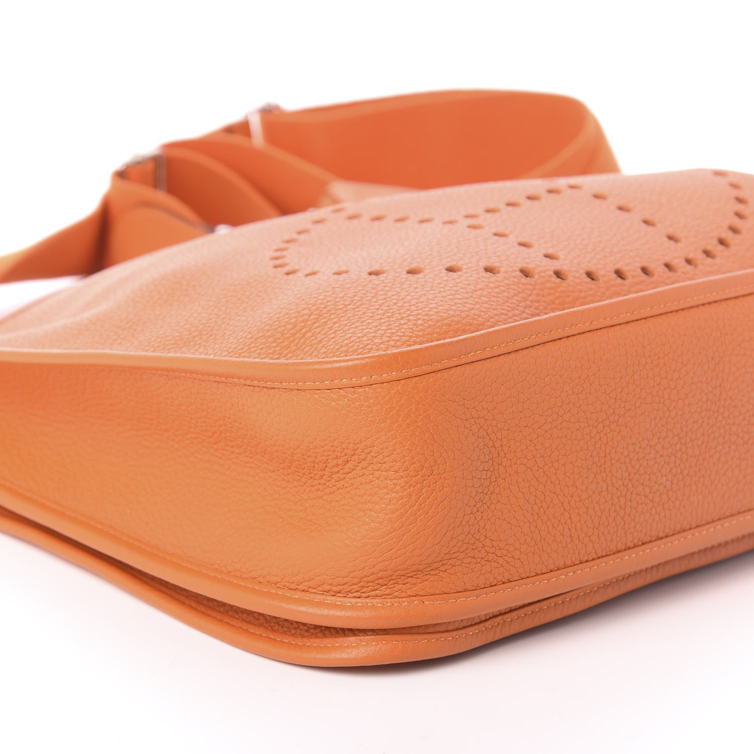 Hermes Taurillon Clemence Evelyne III GM Orange 6 of 9