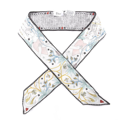 Christian Dior Silk L'Amoureux Mitzah Scarf 1 of 3