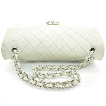 Chanel Washed Caviar Maxi Flap White 5 of 8
