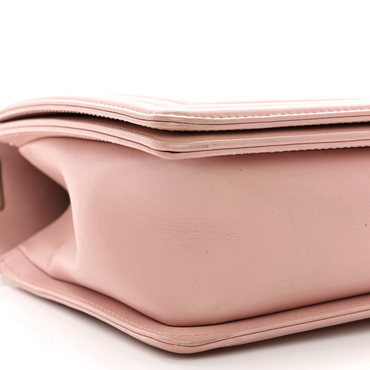 Chanel Lambskin Quilted New Medium Boy Flap Light Pink 9 of 14
