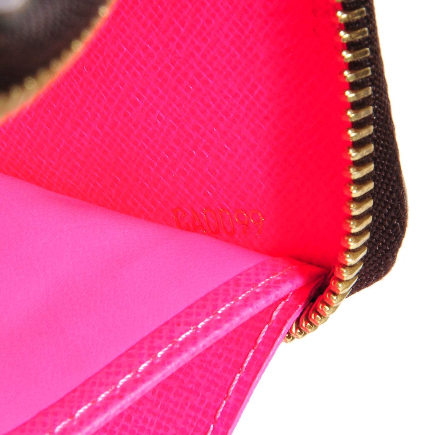 Monogram Graffiti Zippy Wallet Fuchsia