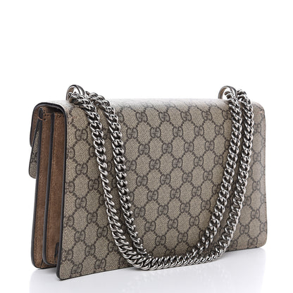 Gucci GG Supreme Monogram Small Dionysus Shoulder Bag Taupe 2 of 11