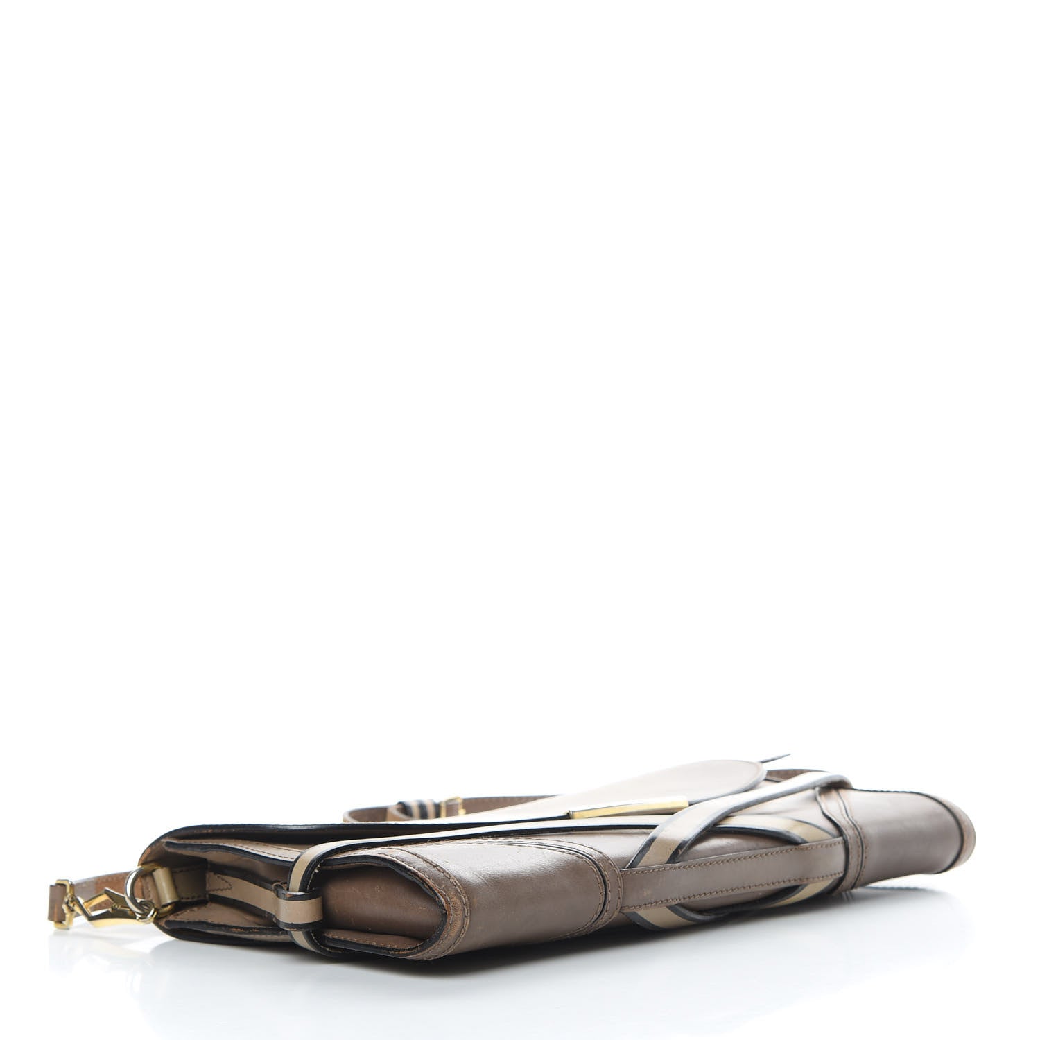 Burberry Bridle Calfskin Katherine Crossbody Clutch Brown 4 of 23
