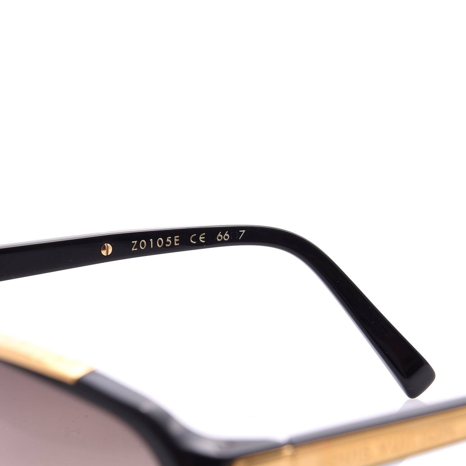 Louis Vuitton Acetate Evidence Sunglasses Z0105E Black 5 of 7