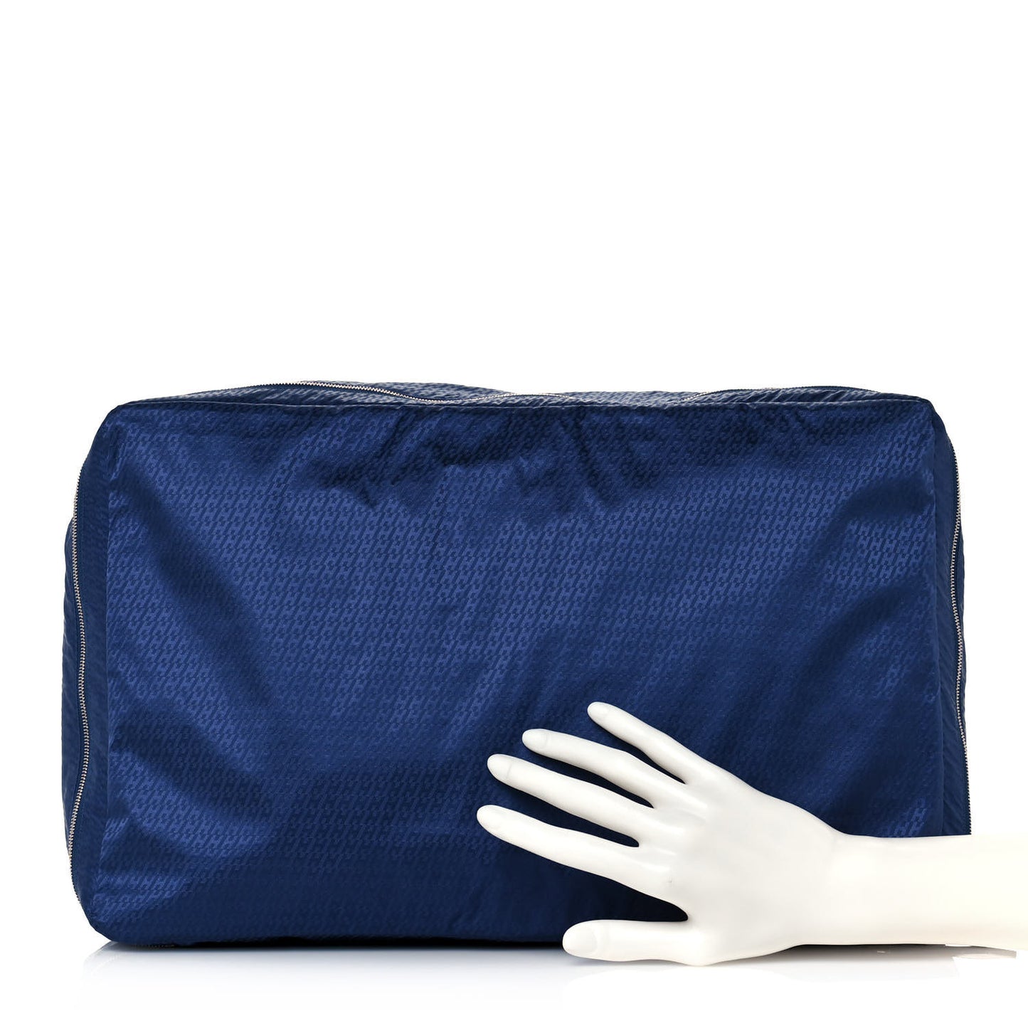 Technical Silk H en Bias Travelsilk Cube MM Bleu Saphir Fauve