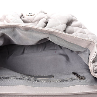 Chanel Washed Lambskin Quilted Medium Chain Around Messenger Grey 4 of 11
