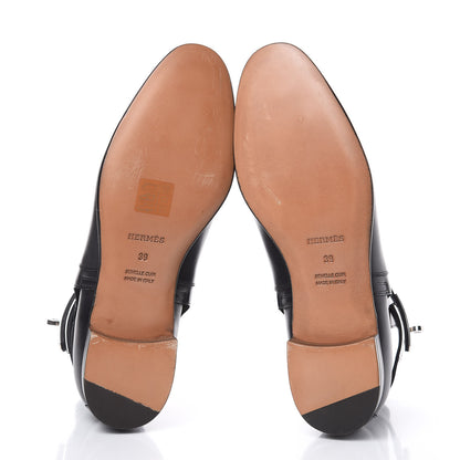 Hermes Calfskin Neo Low Boots 39 Black 5 of 12
