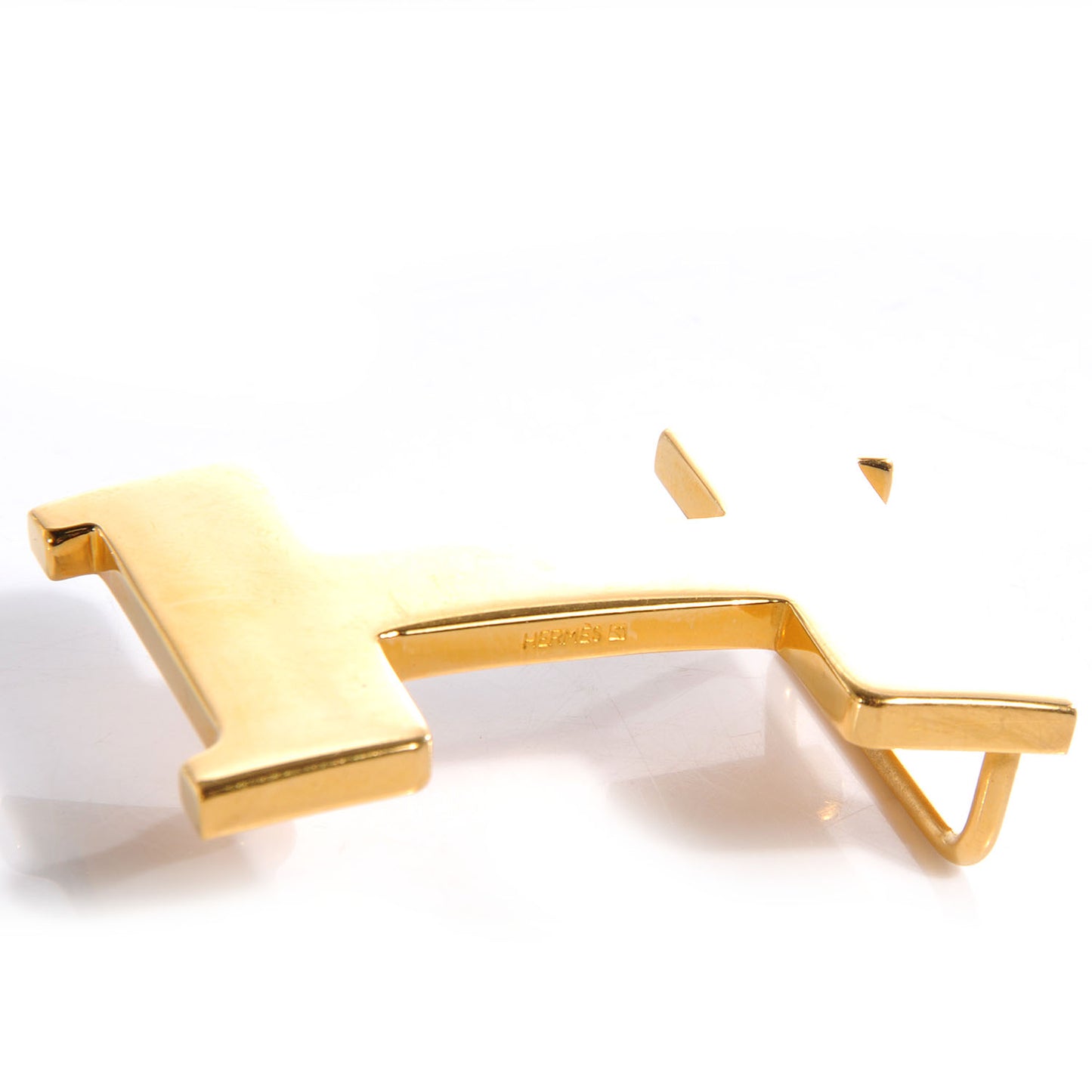 24mm H Belt Buckle Gold