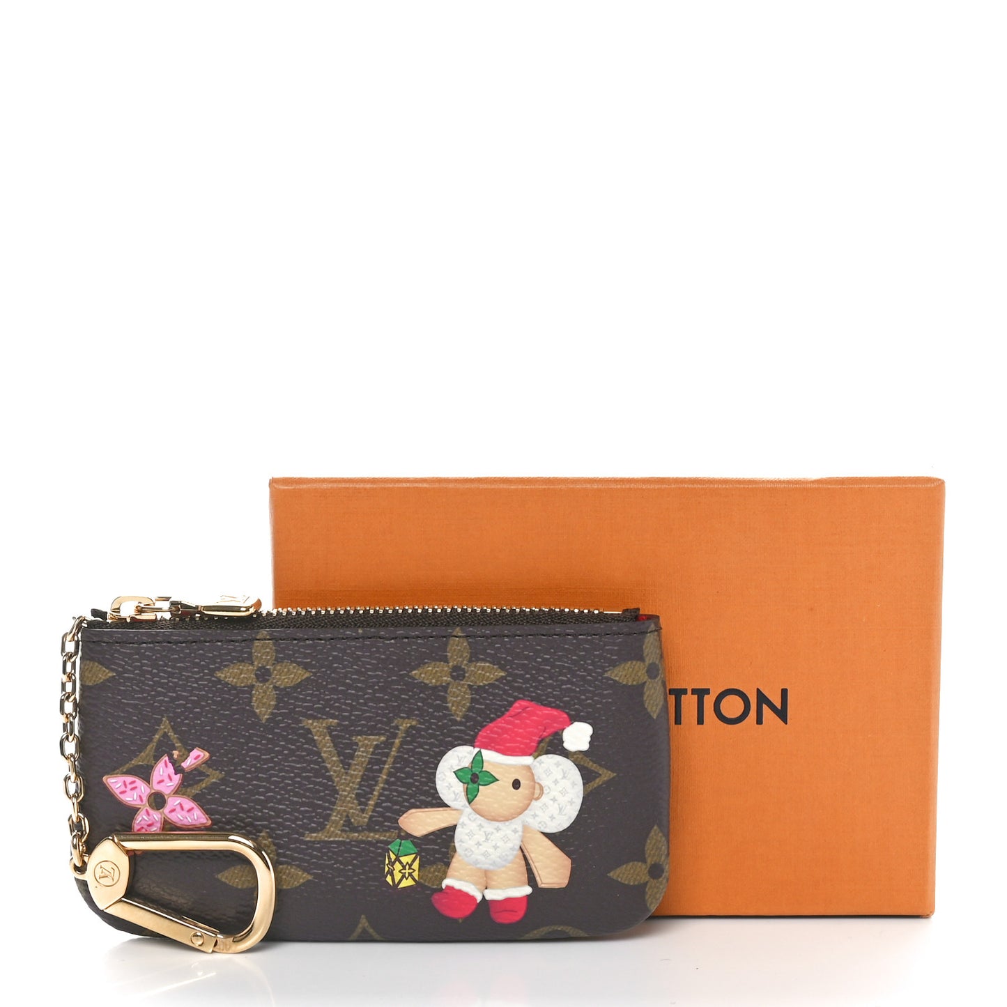 Monogram 2024 Christmas Animation Candy Factory Key Pouch Candy Red