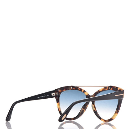 Tom Ford Livia Gradient Butterfly Sunglasses TF518 Tortoise 4 of 7