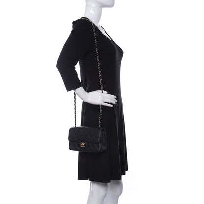 Chanel Caviar Quilted Mini Rectangular Flap Black 2 of 12
