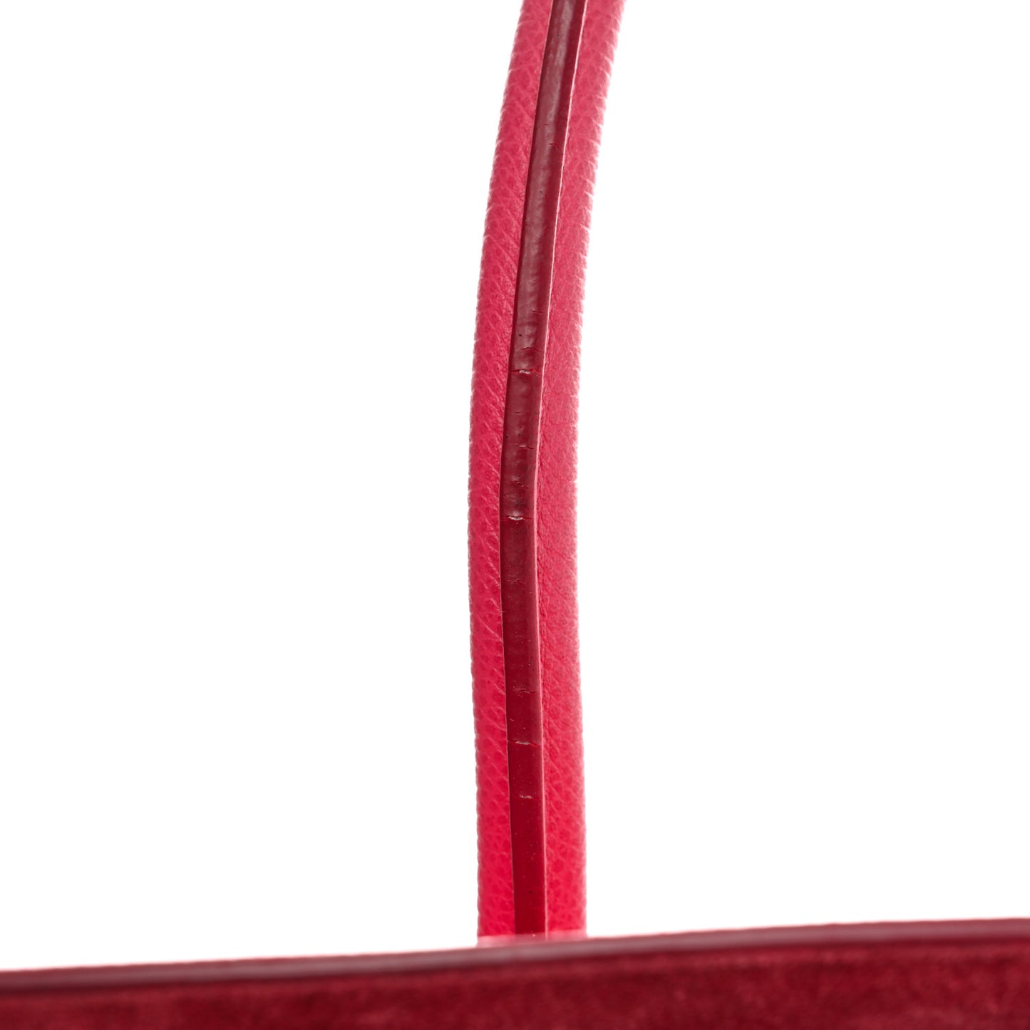 Grained Calfskin Medium Phantom Luggage Fuchsia