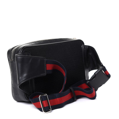 Gucci Soft GG Supreme Monogram Web Belt Bag Black Grey 3 of 6