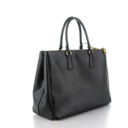 Prada Saffiano Large Galleria Double Zip Tote Black 3 of 9