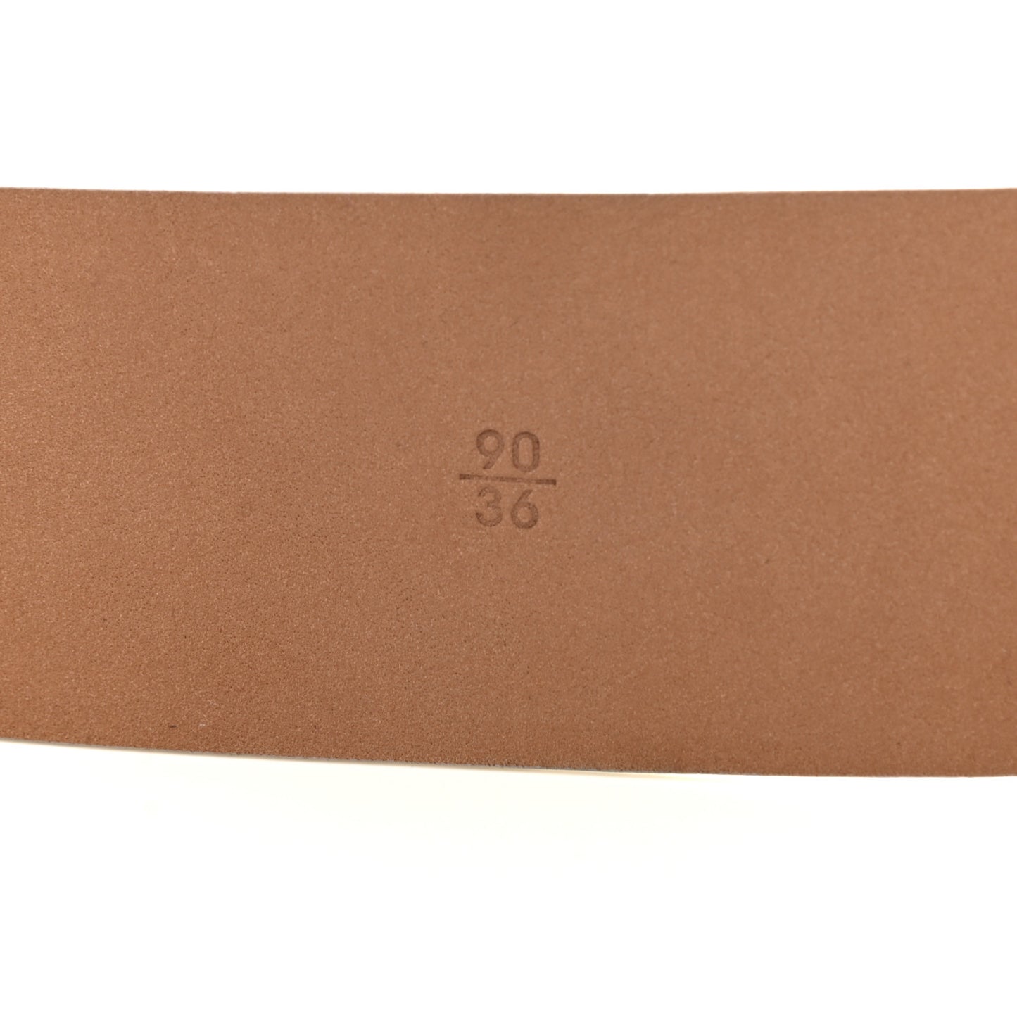 Calfskin CC Belt 90 36 White