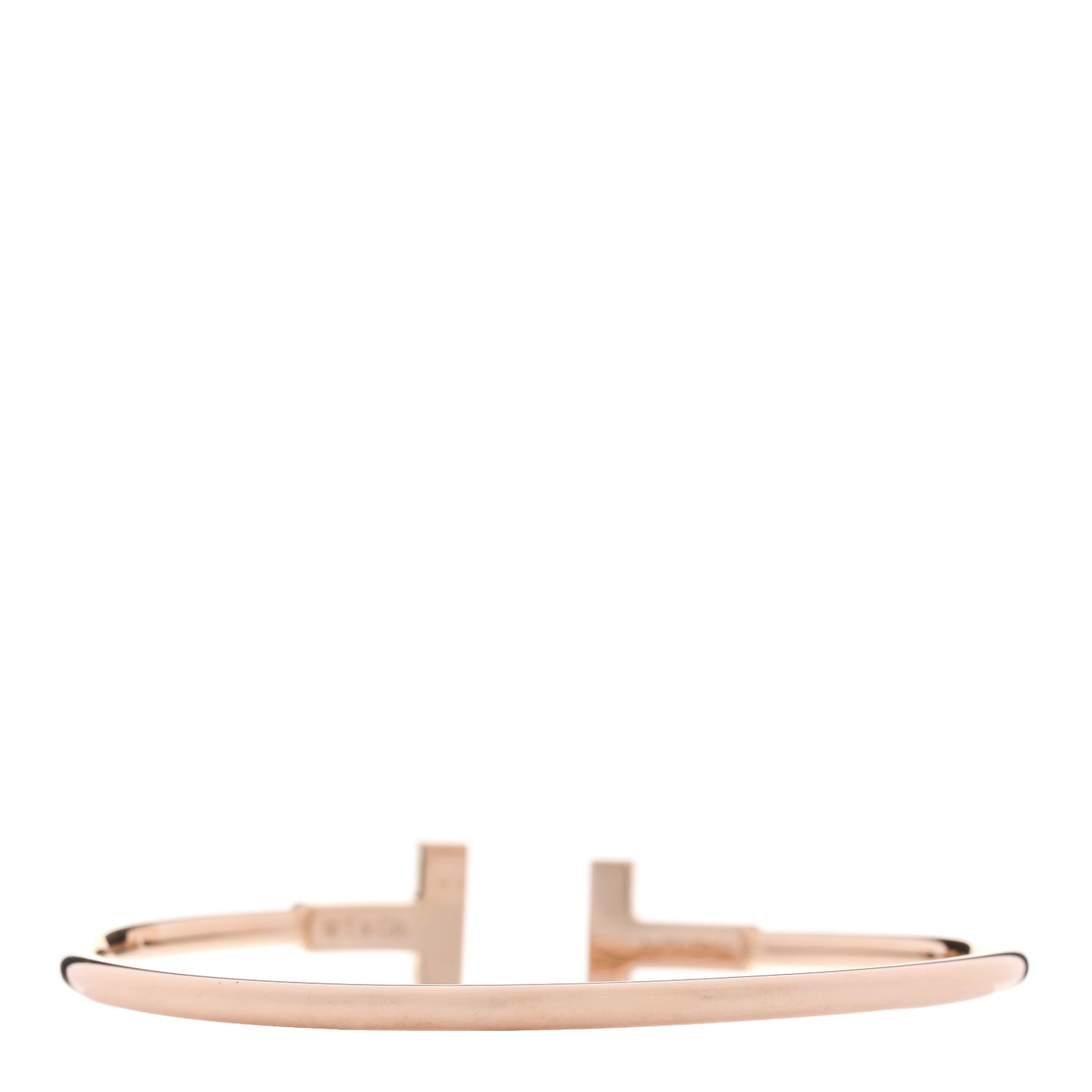 18K Rose Gold Diamond Mother of Pearl T Wire Bracelet